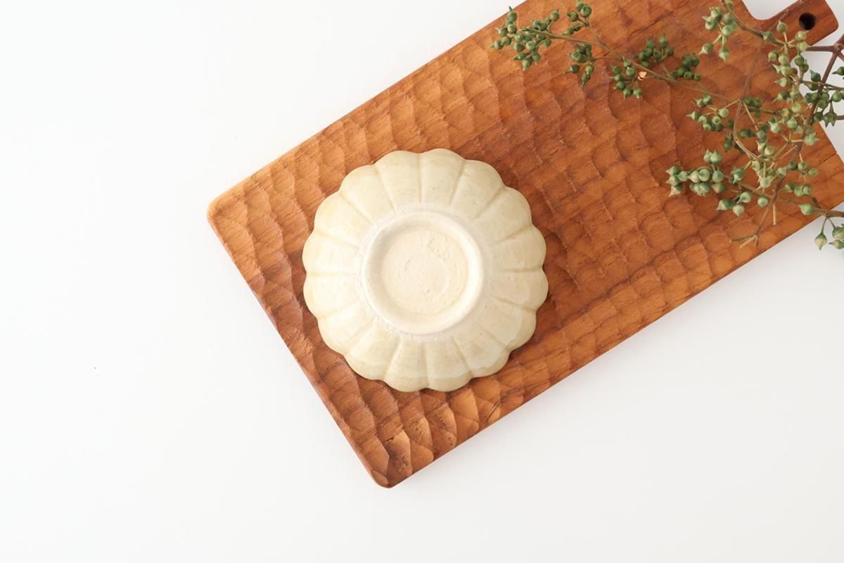 Chrysanthemum-shaped Bowl Yellow 11㎝/4.3in | Seto Ware