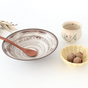 Chrysanthemum-shaped Bowl Yellow 11㎝/4.3in | Seto Ware