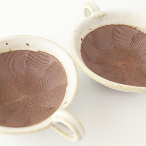 Mortar Sesame Sauce Bowl White 12cm/4.7in | Mino Ware