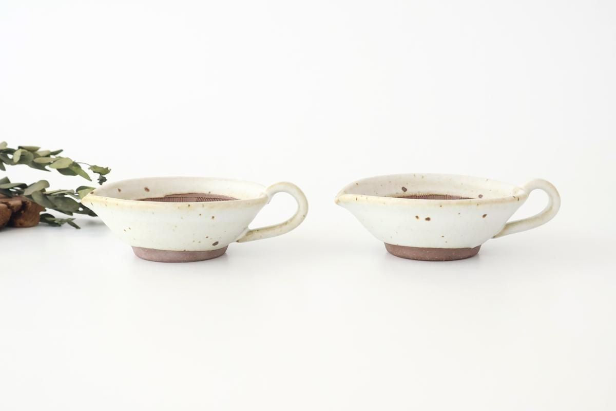 Mortar Sesame Sauce Bowl White 12cm/4.7in | Mino Ware