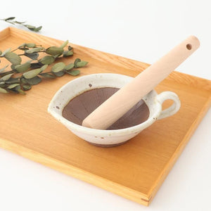 Mortar Sesame Sauce Bowl White 12cm/4.7in | Mino Ware