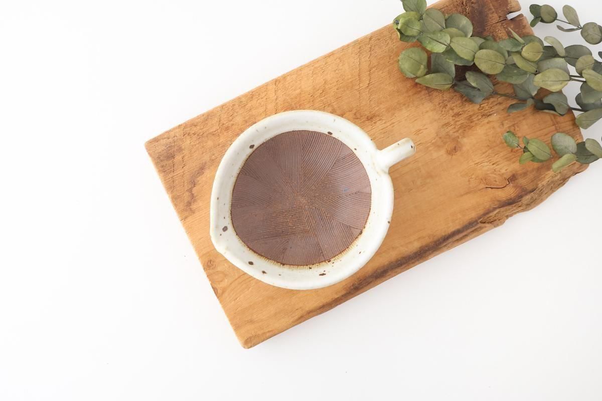 Mortar Sesame Sauce Bowl White 12cm/4.7in | Mino Ware