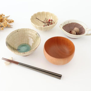 Mortar Sesame Sauce Bowl White 12cm/4.7in | Mino Ware