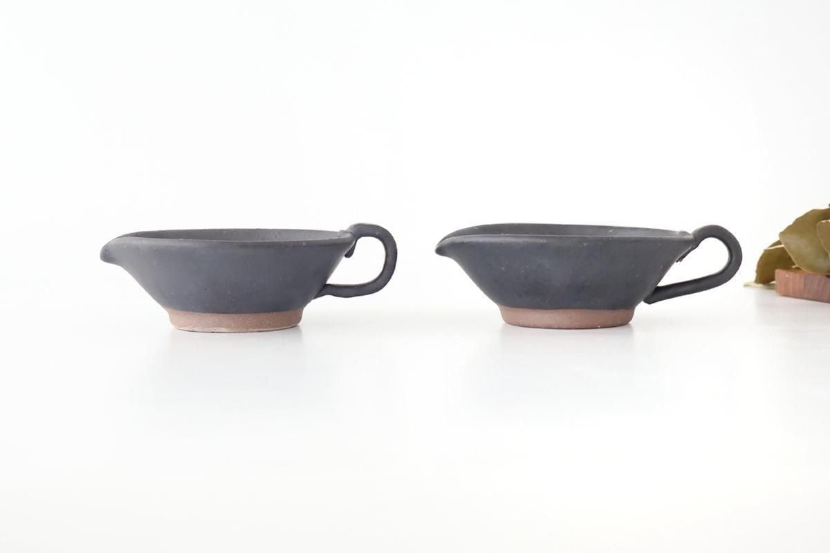 Mortar Sesame Sauce Bowl Black 12cm/4.7in | Mino Ware