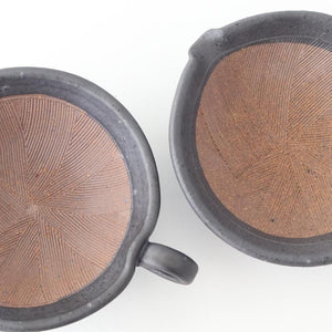 Mortar Sesame Sauce Bowl Black 12cm/4.7in | Mino Ware