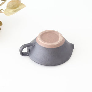 Mortar Sesame Sauce Bowl Black 12cm/4.7in | Mino Ware