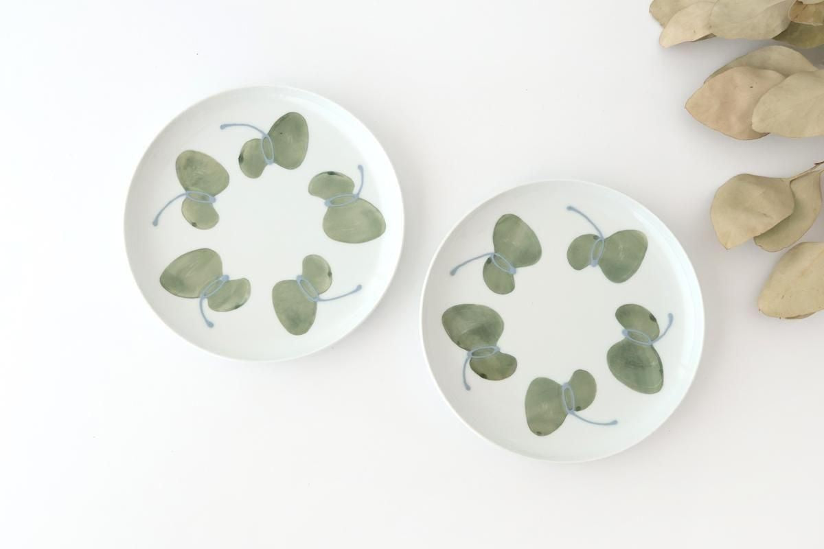 Round Plate Caciocavallo Green Medium | Hasami Ware