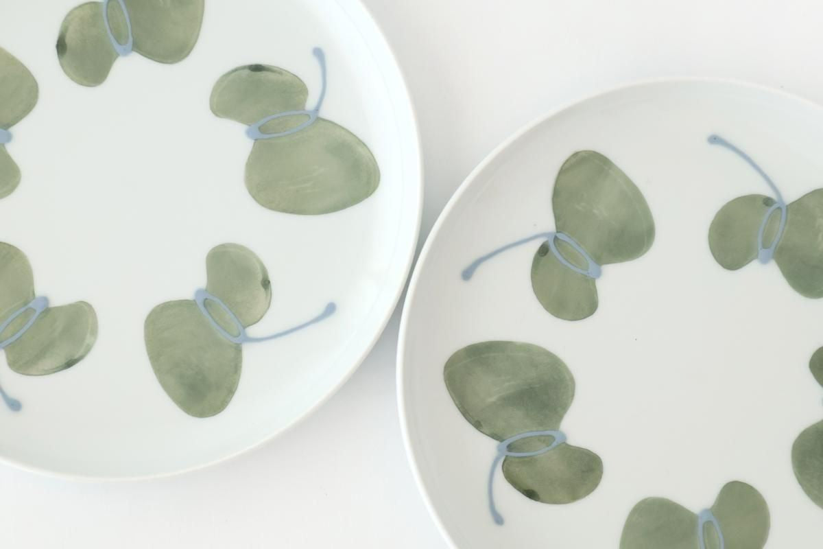 Round Plate Caciocavallo Green Medium | Hasami Ware