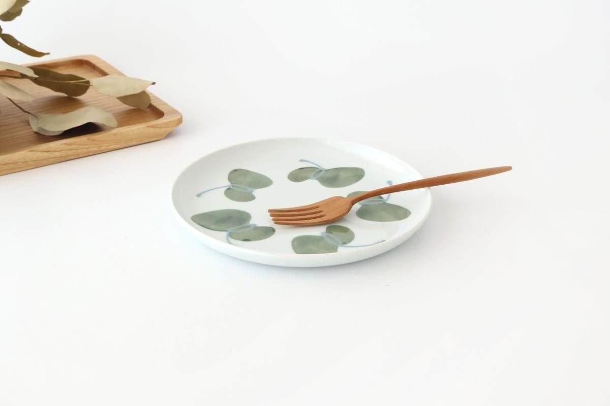 Round Plate Caciocavallo Green Medium | Hasami Ware