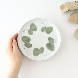 Round Plate Caciocavallo Green Medium | Hasami Ware
