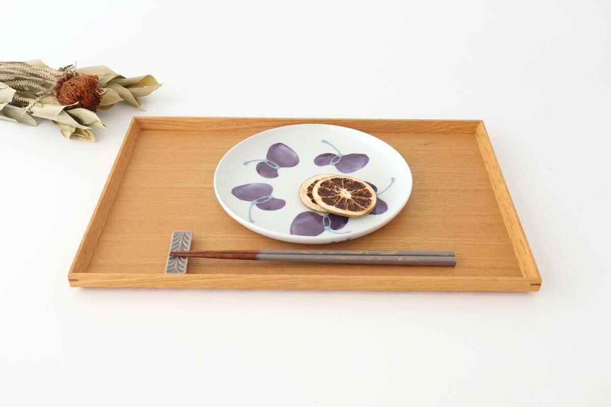 Round Plate Caciocavallo Purple Medium | Hasami Ware