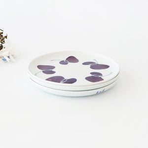 Round Plate Caciocavallo Purple Medium | Hasami Ware