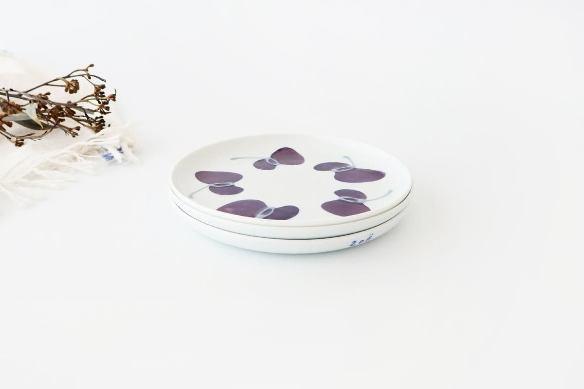 Round Plate Caciocavallo Purple Medium | Hasami Ware