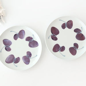 Round Plate Caciocavallo Purple Medium | Hasami Ware