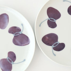 Round Plate Caciocavallo Purple Medium | Hasami Ware