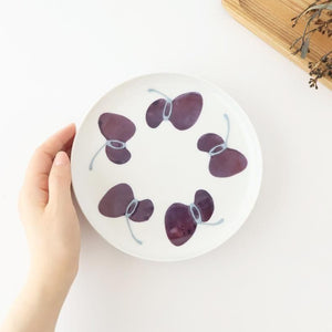 Round Plate Caciocavallo Purple Medium | Hasami Ware