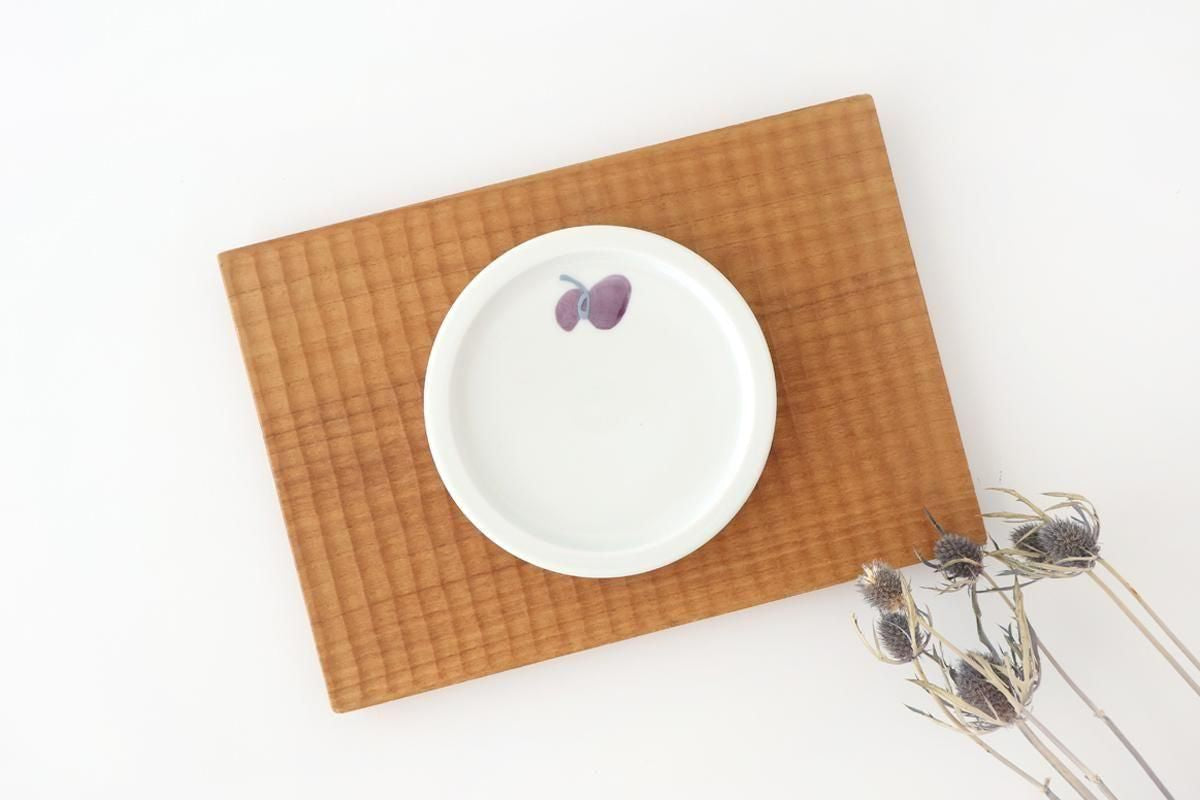 Round Plate Caciocavallo Purple Small | Hasami Ware