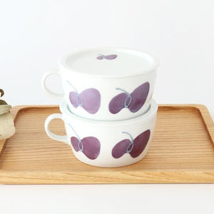 Round Plate Caciocavallo Purple Small | Hasami Ware