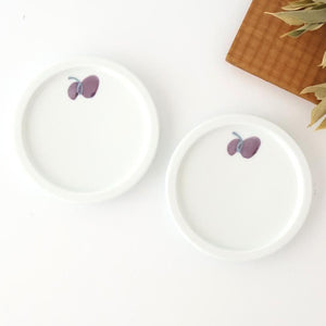 Round Plate Caciocavallo Purple Small | Hasami Ware