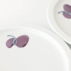 Round Plate Caciocavallo Purple Small | Hasami Ware