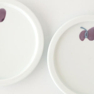 Round Plate Caciocavallo Purple Small | Hasami Ware