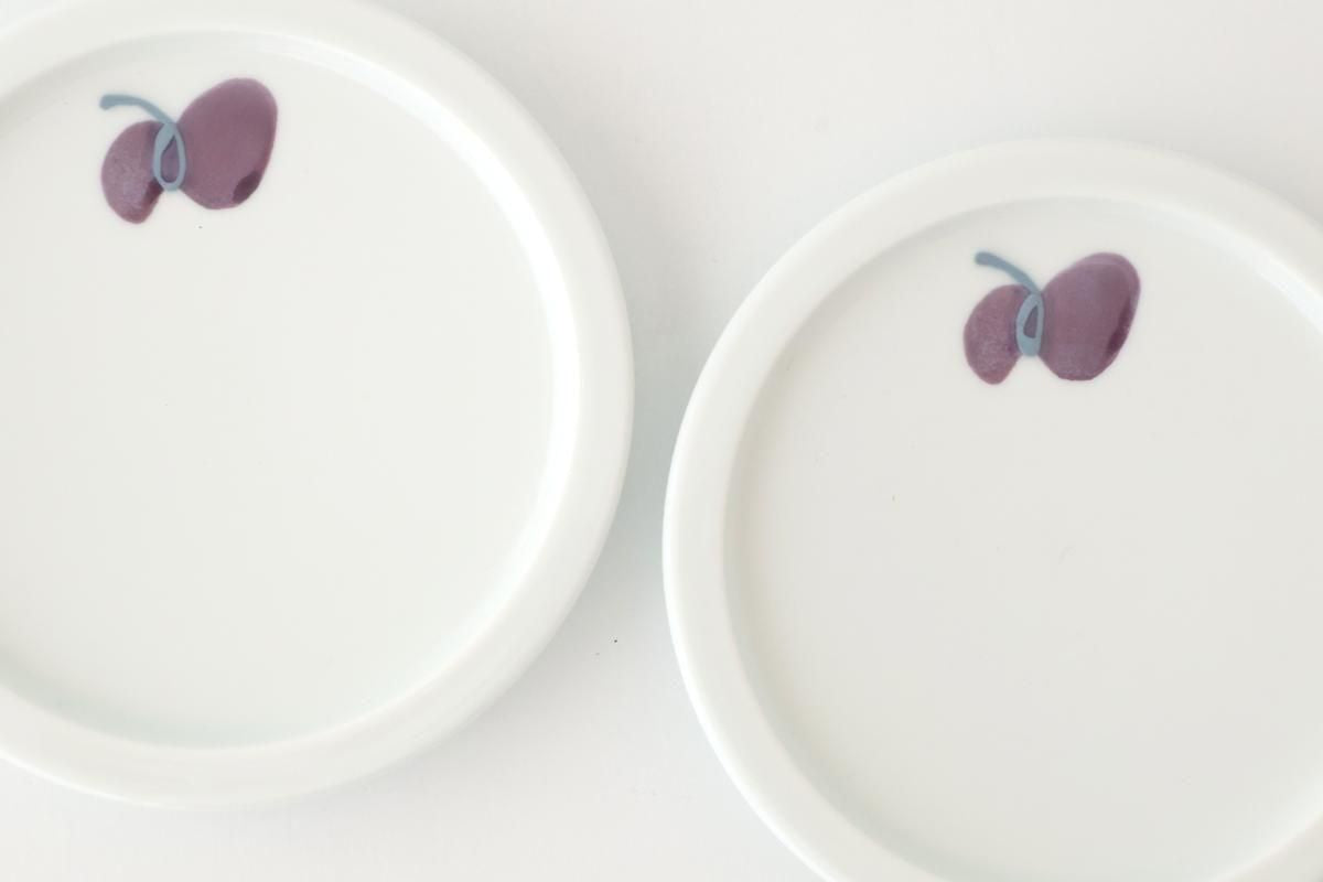 Round Plate Caciocavallo Purple Small | Hasami Ware