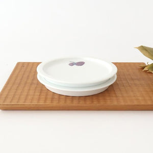 Round Plate Caciocavallo Purple Small | Hasami Ware