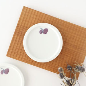 Round Plate Caciocavallo Purple Small | Hasami Ware