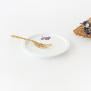 Round Plate Caciocavallo Purple Small | Hasami Ware