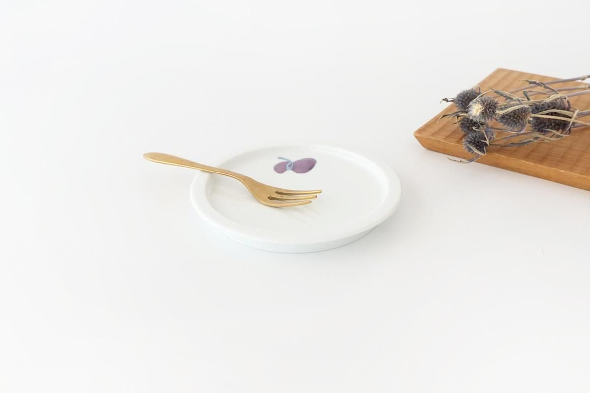 Round Plate Caciocavallo Purple Small | Hasami Ware