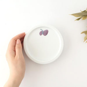 Round Plate Caciocavallo Purple Small | Hasami Ware