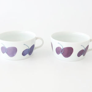 Handle Bowl Caciocavallo Purple | Soup Cup Hasami Ware