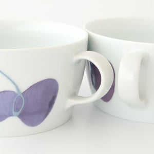 Handle Bowl Caciocavallo Purple | Soup Cup Hasami Ware