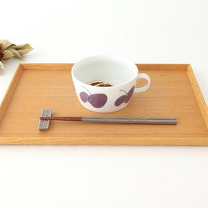 Handle Bowl Caciocavallo Purple | Soup Cup Hasami Ware