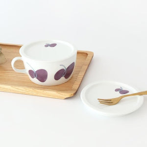 Handle Bowl Caciocavallo Purple | Soup Cup Hasami Ware