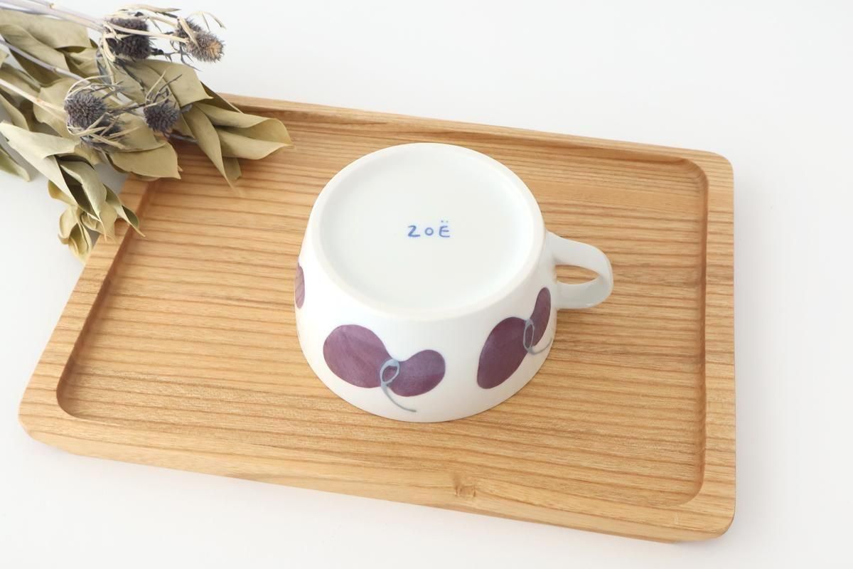 Handle Bowl Caciocavallo Purple | Soup Cup Hasami Ware