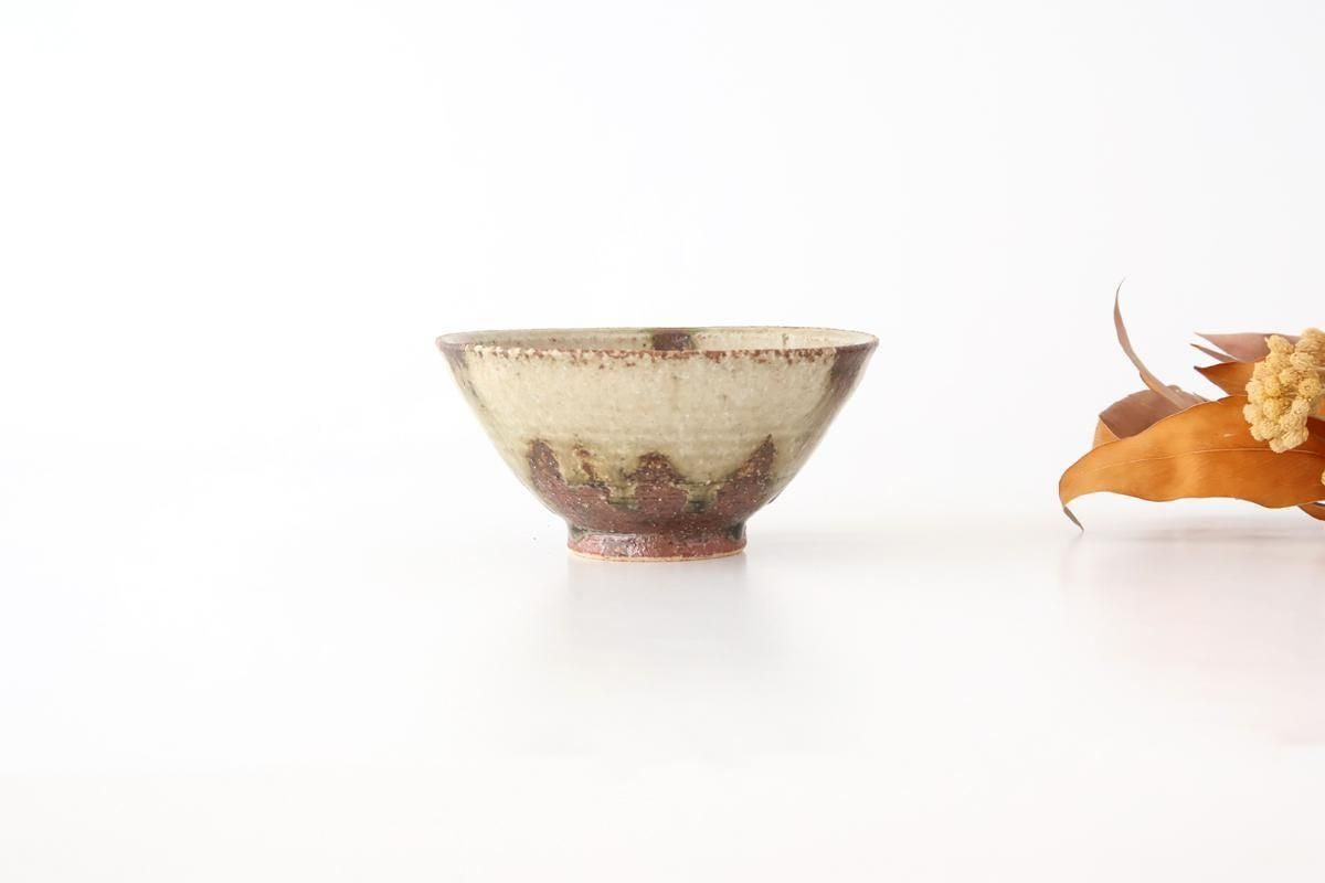 Rice Bowl Gray and Green Bottom | Mino Ware