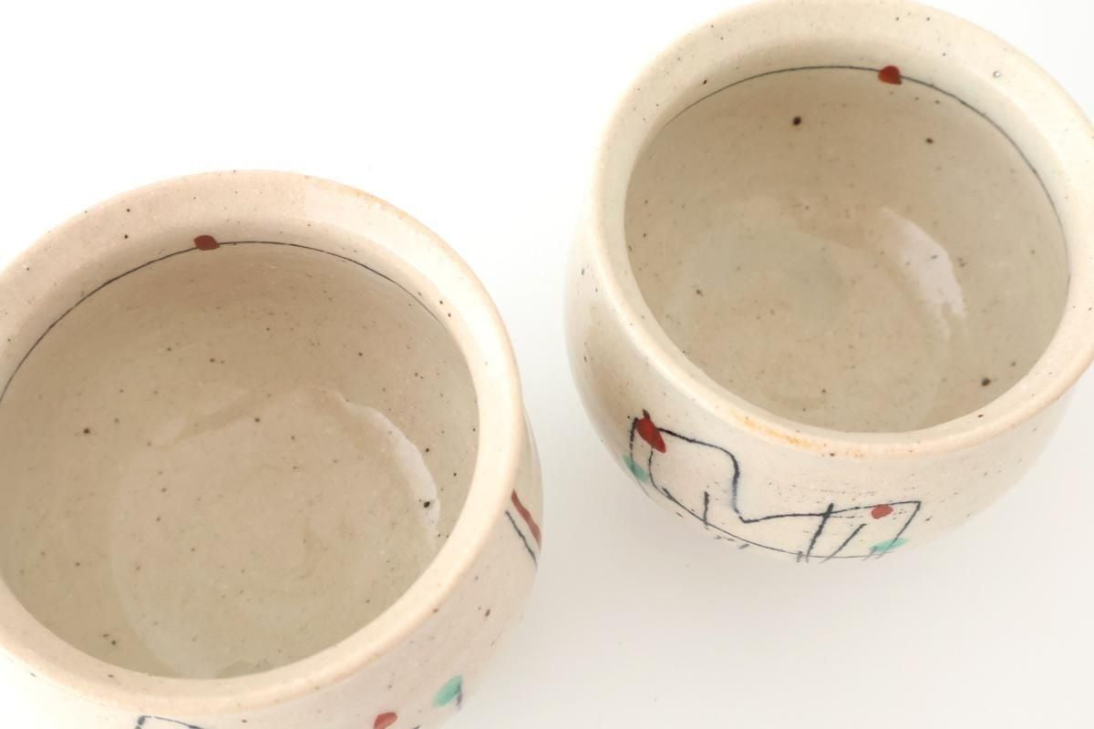 Japase Cup Black Lines | Yunomi Mino Ware