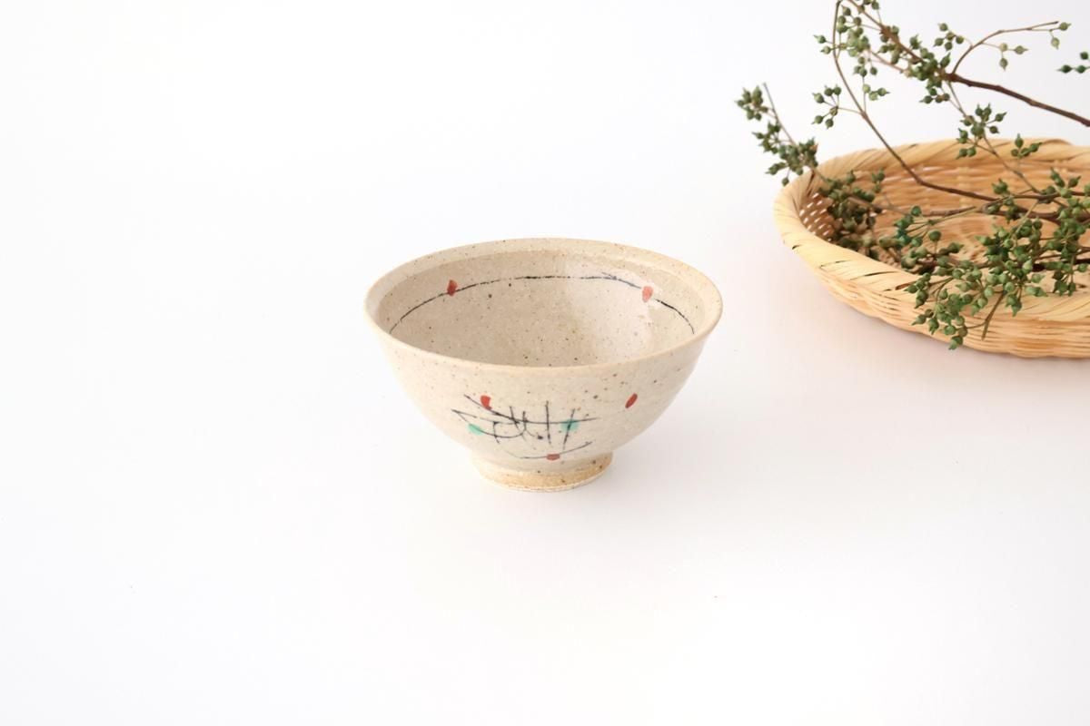 Rice Bowl Black Lines | Mino Ware