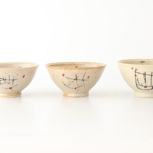 Rice Bowl Black Lines | Mino Ware