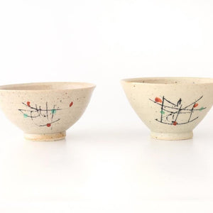 Rice Bowl Black Lines | Mino Ware