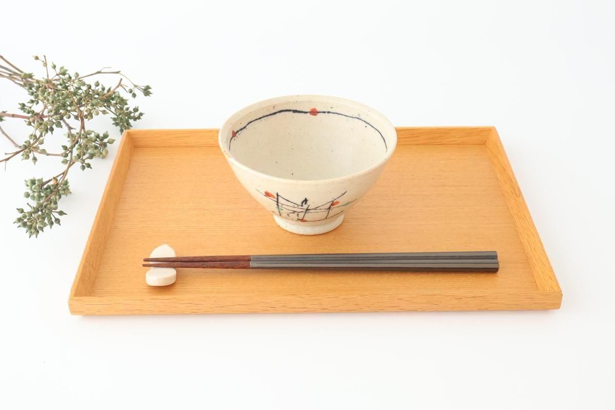 Rice Bowl Black Lines | Mino Ware