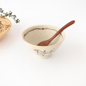 Rice Bowl Black Lines | Mino Ware
