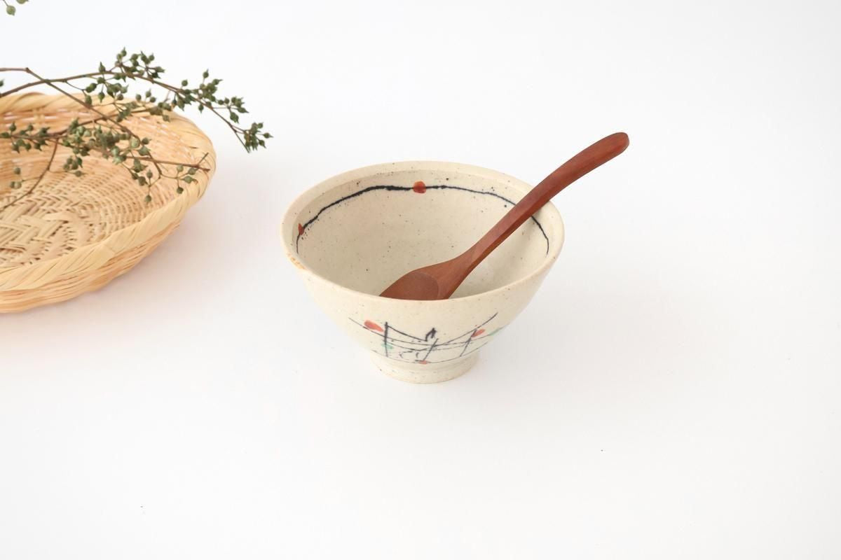 Rice Bowl Black Lines | Mino Ware