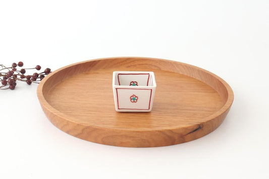 Biseki Kiln Square Small Bowl Plum | Kobachi Kutani Ware