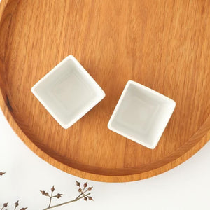 Biseki Kiln Square Small Bowl Shochikubai | Kobachi Kutani Ware