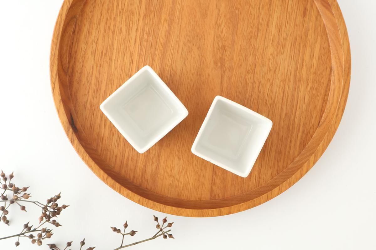 Biseki Kiln Square Small Bowl Shochikubai | Kobachi Kutani Ware