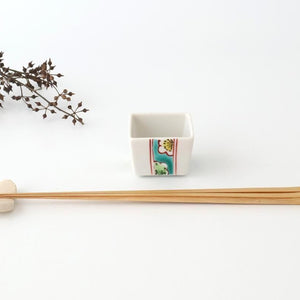 Biseki Kiln Square Small Bowl Shochikubai | Kobachi Kutani Ware