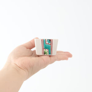 Biseki Kiln Square Small Bowl Shochikubai | Kobachi Kutani Ware