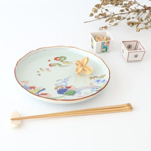 Biseki Kiln Square Small Bowl Shochikubai | Kobachi Kutani Ware